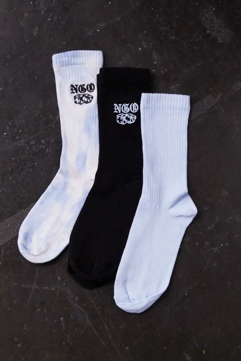new Girl Order New Girl Order 3 PACK SOCK WITH NGO BRANDING – BLUE