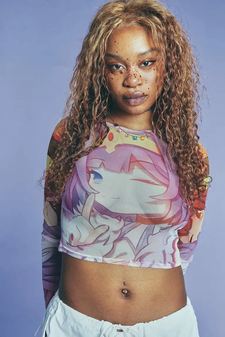 New Girl Order New Girl Order ANIME MESH LONG SLEEVE TOP NEW IN