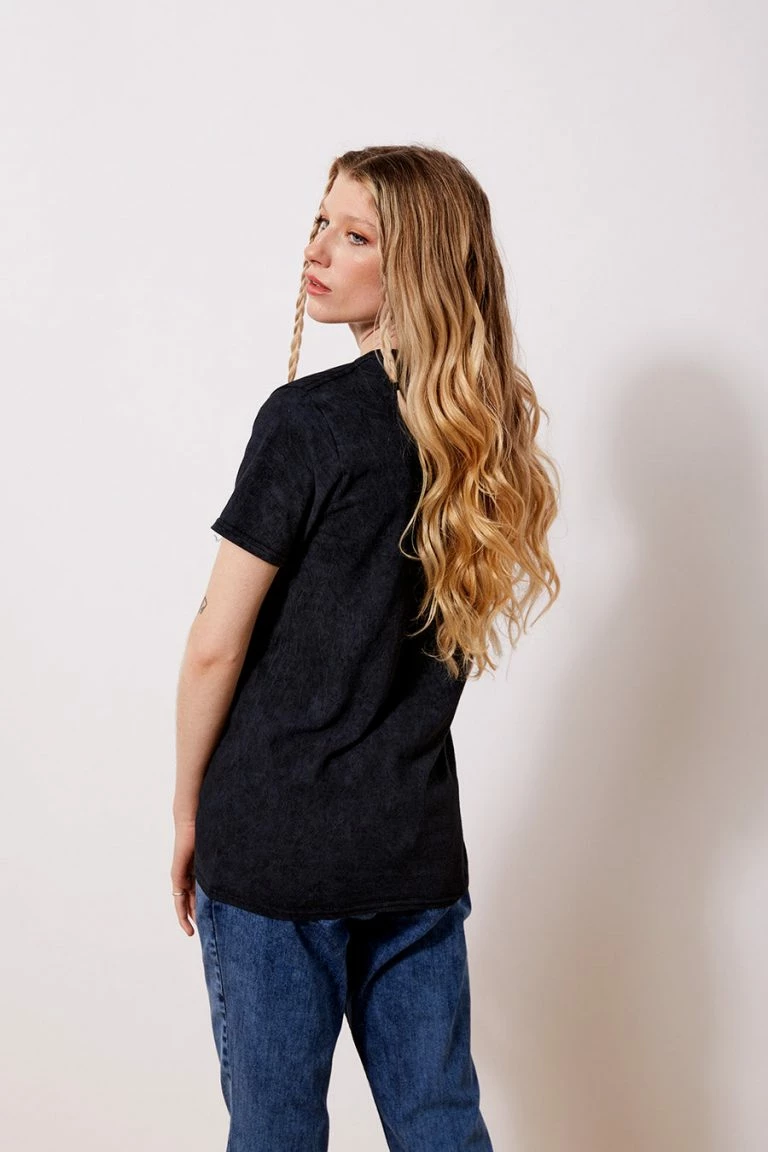 New Girl Order New Girl Order BRITNEY ACID WASH T SHIRT