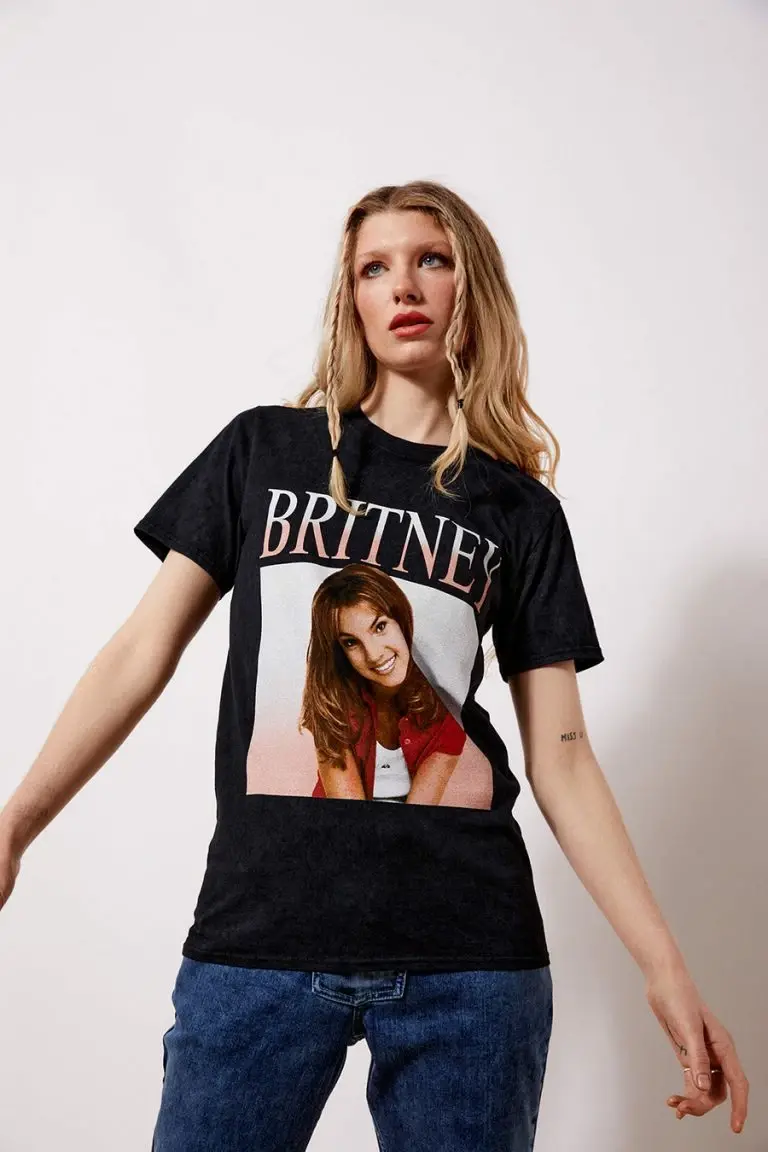new girl order New Girl Order BRITNEY ACID WASH T SHIRT