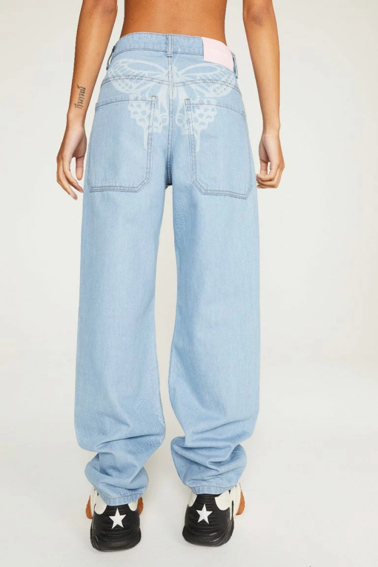 new girl order New Girl Order BUTTERFLY SKATER JEANS