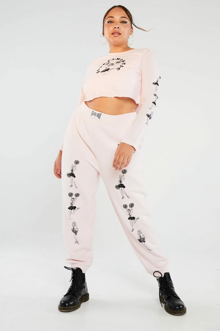 New Girl Order New Girl Order Cheer Joggers Curve Tops