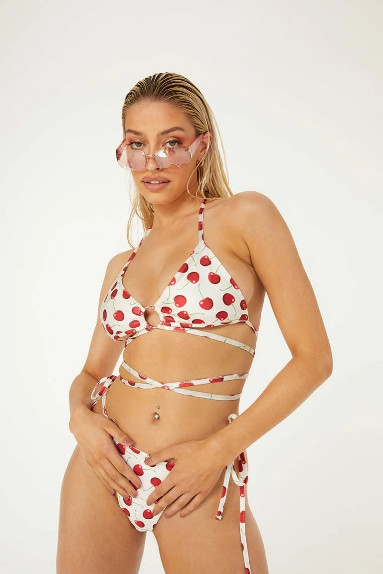New Girl Order New Girl Order CHERRY BIKINI BOTTOM Tops