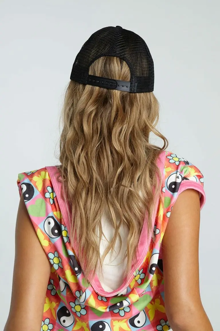 New Girl Order New Girl Order FOAM TRUCKER CAP WITH CHERRY MOTIF