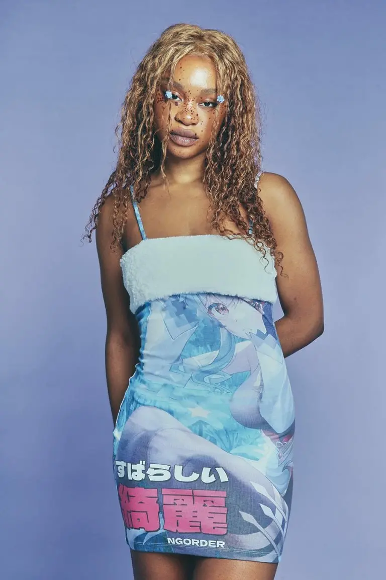 New Girl Order New Girl Order FUR TRIM ANIME DRESS NEW IN