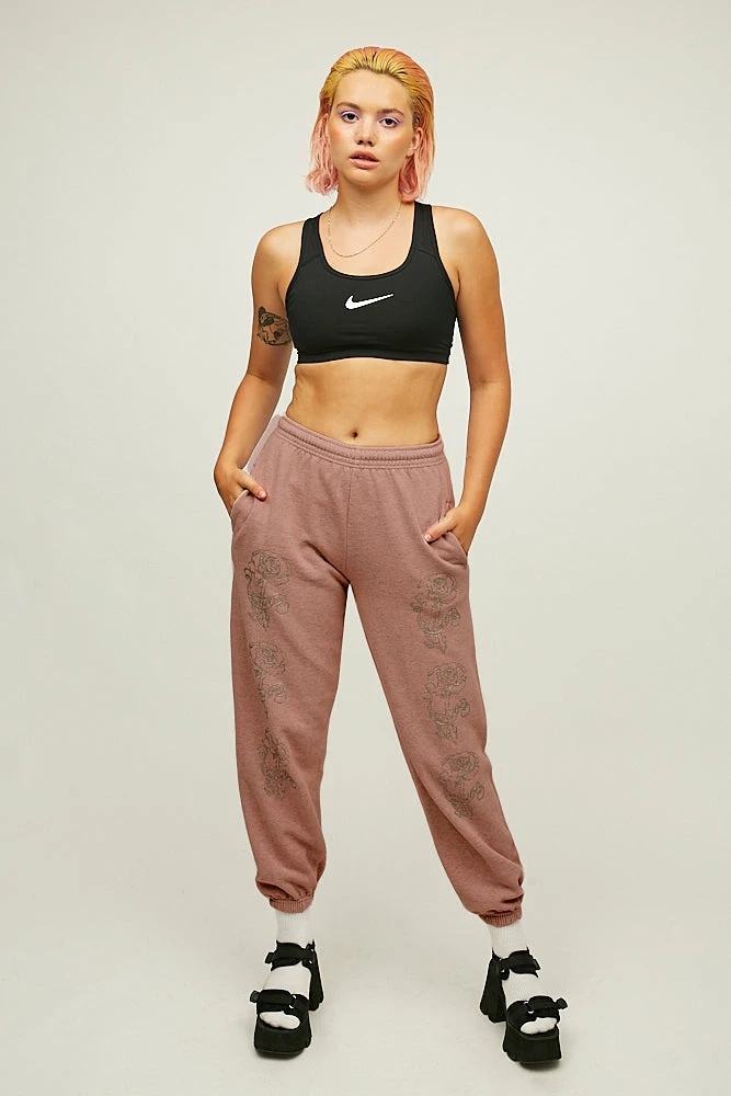 new girl order New Girl Order Glitter Rose Joggers Tops