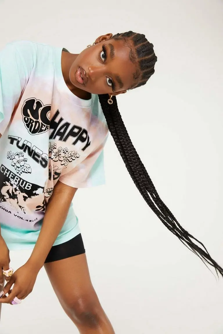 New Girl Order New Girl Order HAPPY DAYS TIE DYE TEE Tops