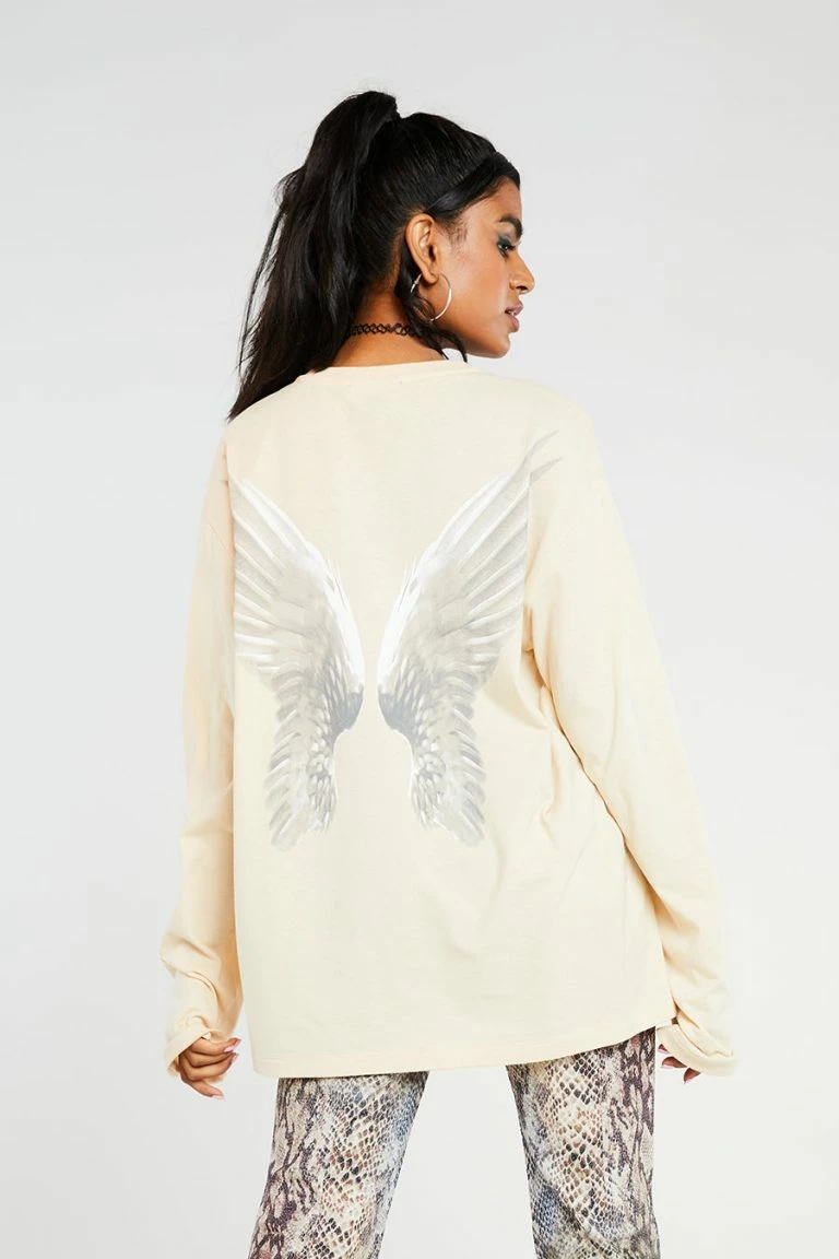 New Girl Order New Girl Order Heaven Sent Long Sleeve Top