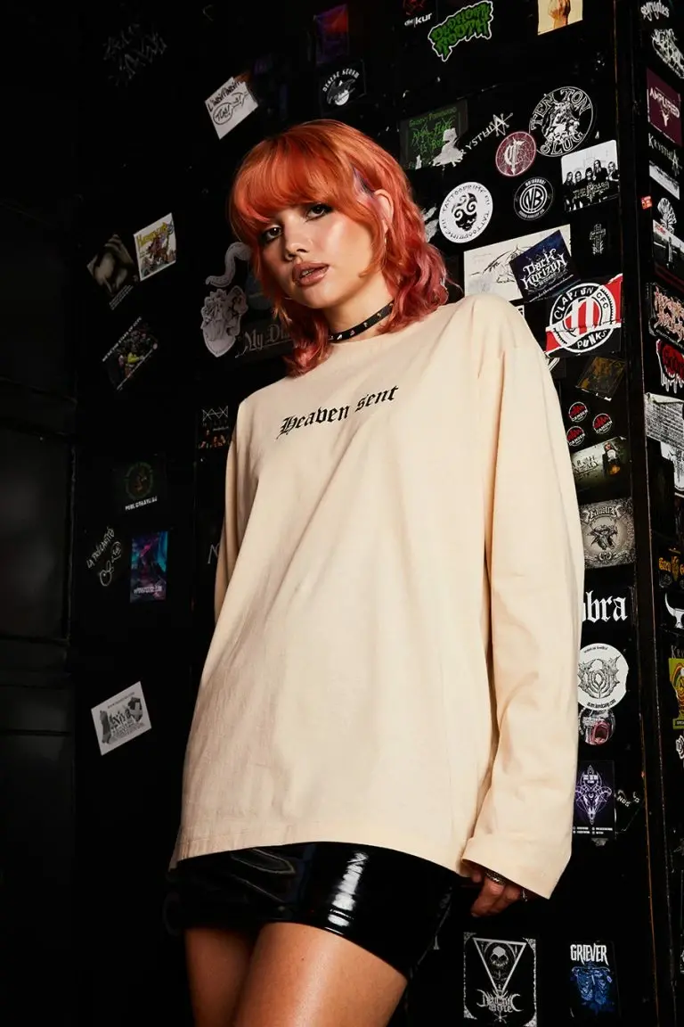 new girl order New Girl Order Heaven Sent Long Sleeve Top