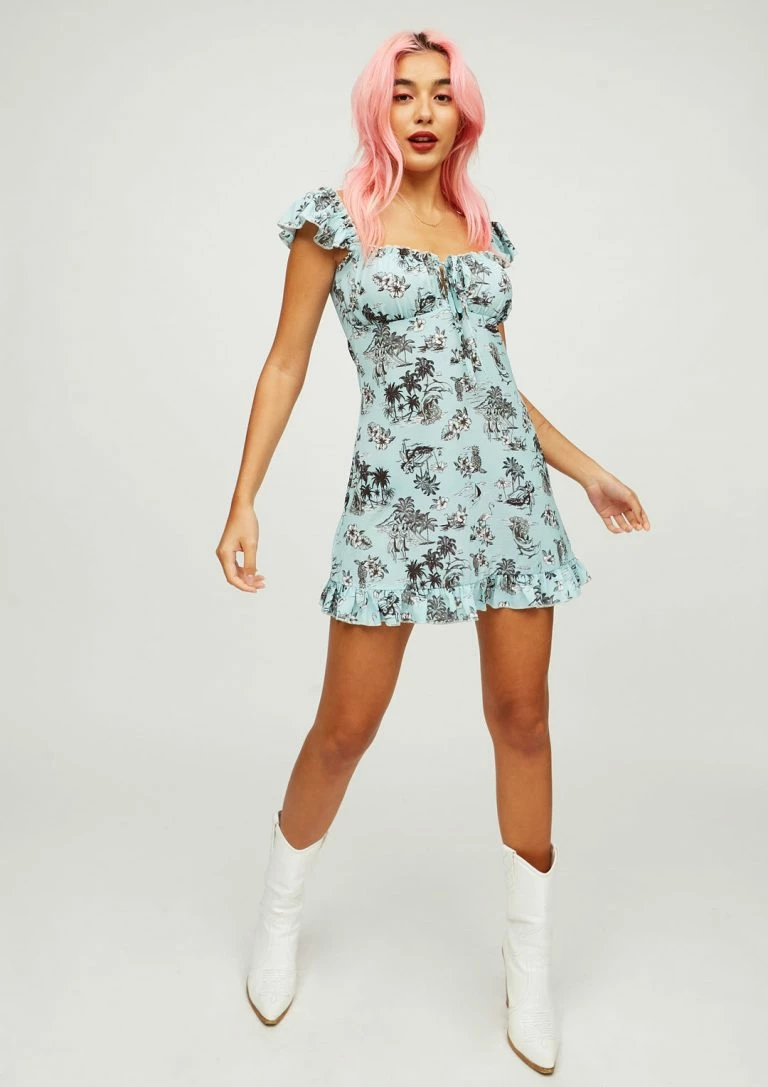 new girl order New Girl Order Hello Hawaii Mini Dress