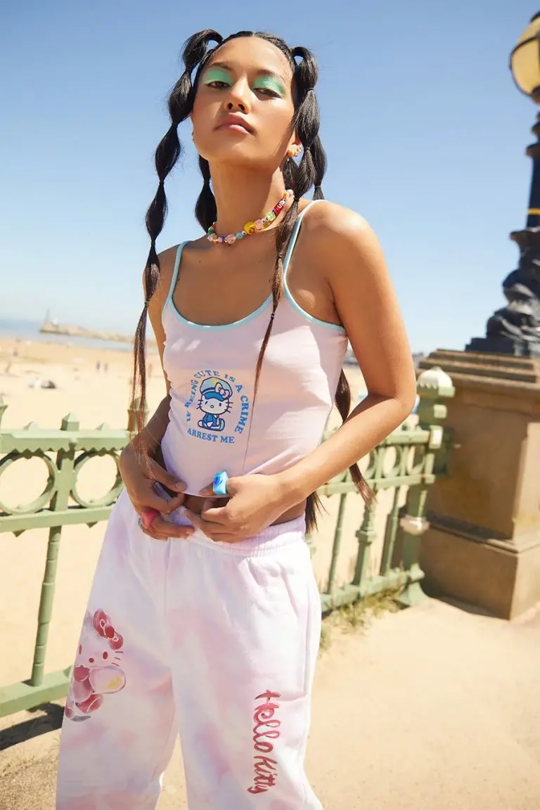 new girl order New Girl Order HELLO KITTY CUTE IS A CRIME CAMI