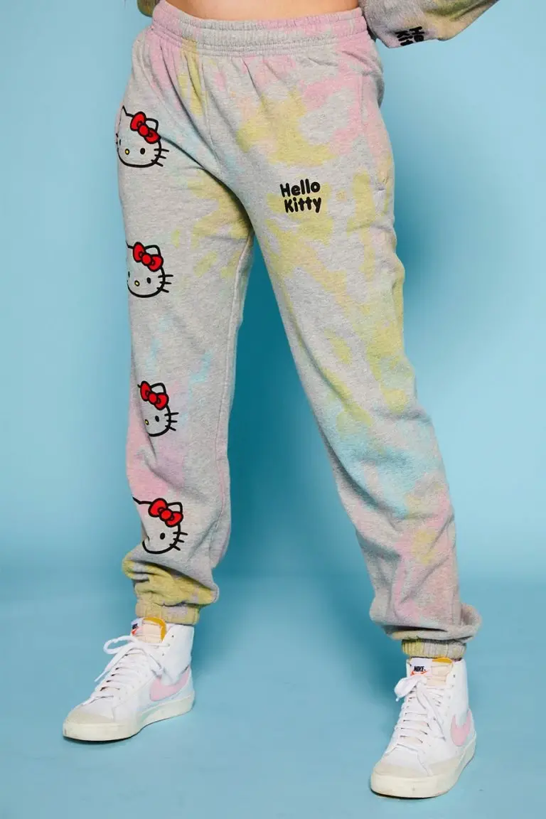 New Girl Order New Girl Order Hello Kitty Tie Dye Joggers