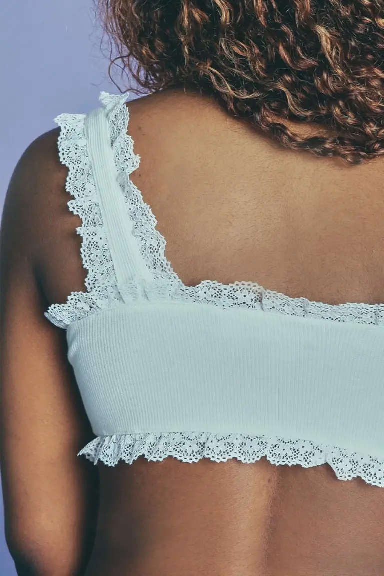 New Girl Order New Girl Order KAWAII RIBBED TRIM CAMI