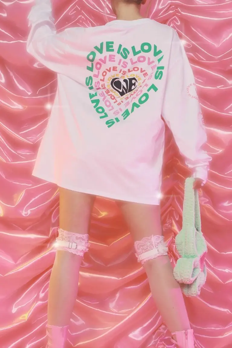 New Girl Order New Girl Order LOVE IS LOVE HEART T-SHIRT