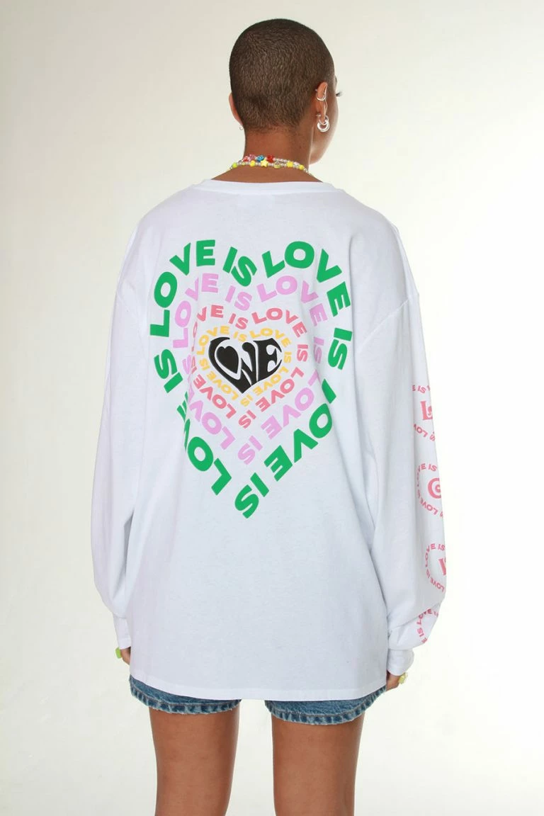 new girl order New Girl Order LOVE IS LOVE HEART T-SHIRT