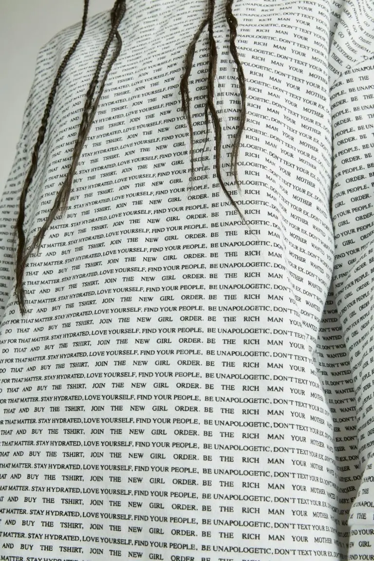 New Girl Order New Girl Order MANIFESTO REPEAT SWEATSHIRT DRESS