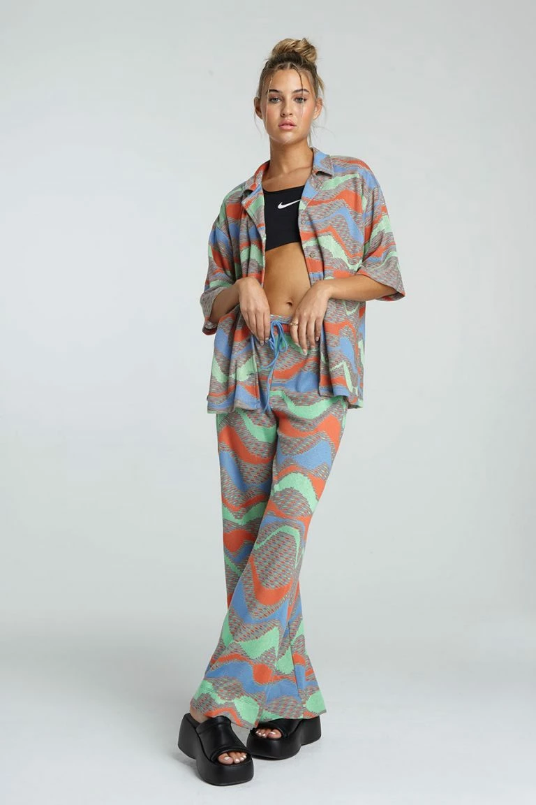 New Girl Order New Girl Order MULTI WAVE TROUSERS NEW IN