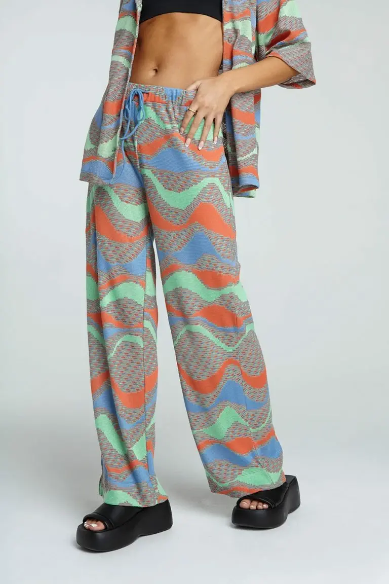 new girl order New Girl Order MULTI WAVE TROUSERS NEW IN