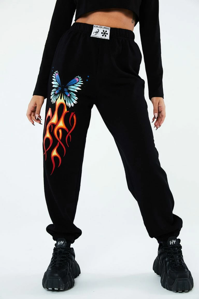 new girl order New Girl Order BUTTERFLY JOGGERS