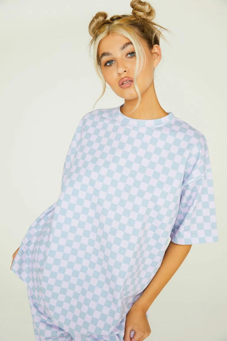 new girl order New Girl Order Checkerboard Tee