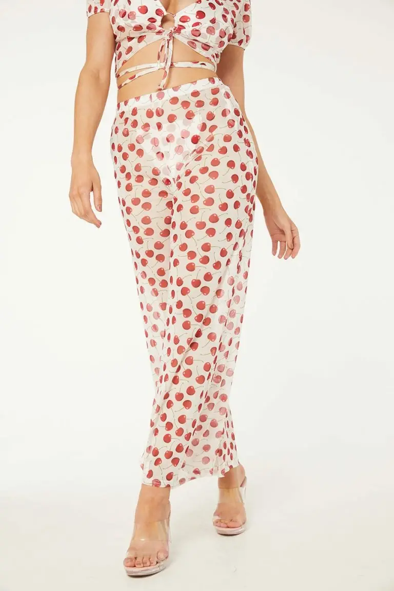 New Girl Order New Girl Order CHERRY MESH FLARE