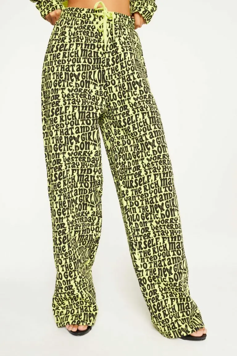 New Girl Order New Girl Order LIME NGO JOGGER Tops