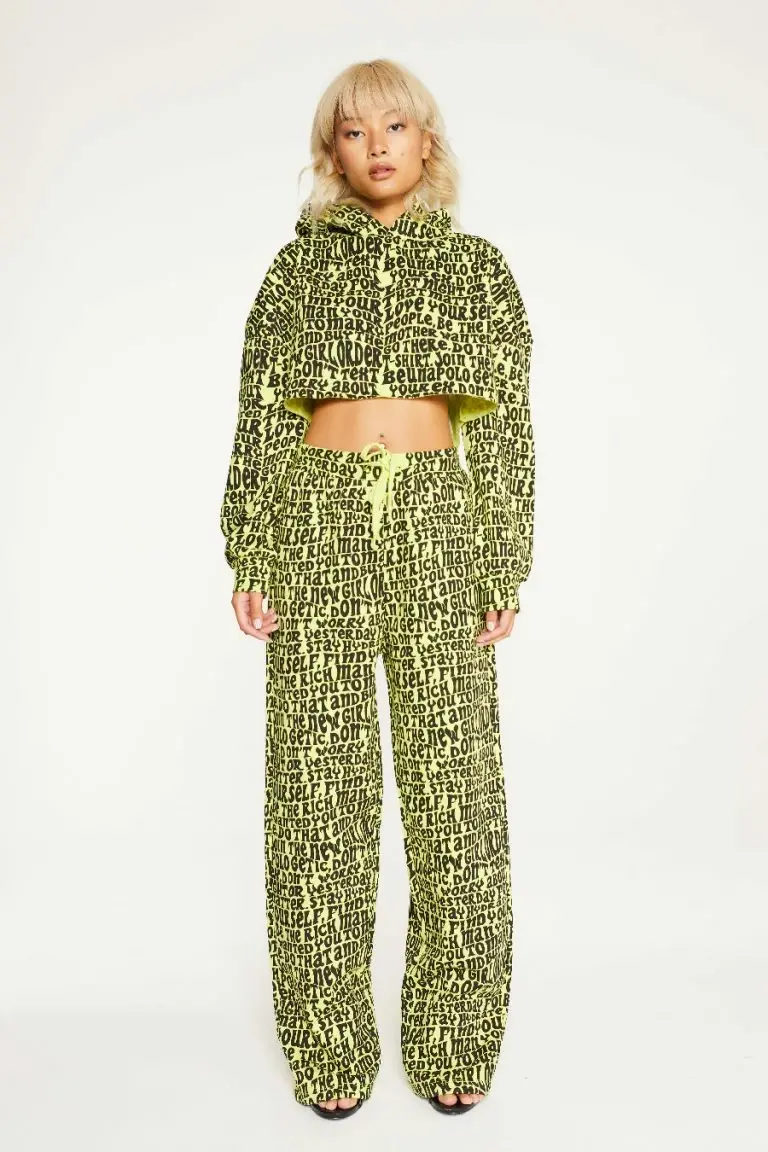 new girl order New Girl Order LIME NGO JOGGER Tops