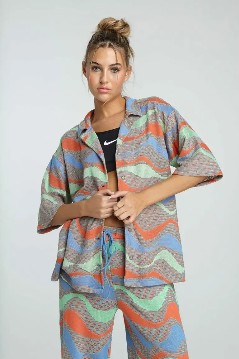 new girl order New Girl Order MULTI WAVE SHIRT