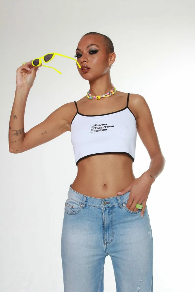 New Girl Order New Girl Order PRONOUNS CAMI TOP