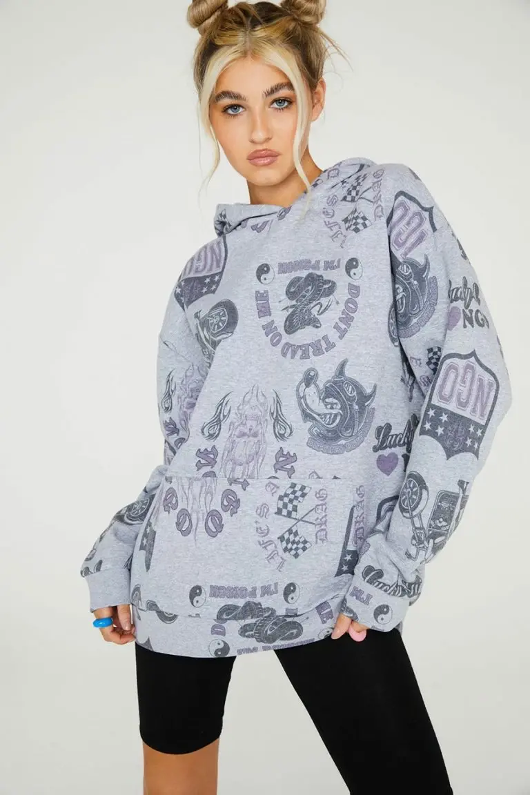 new girl order New Girl Order RACER FLAG HOODIE