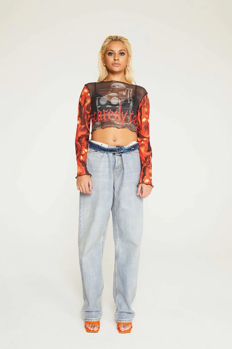 New Girl Order New Girl Order TEDDY MESH TOP