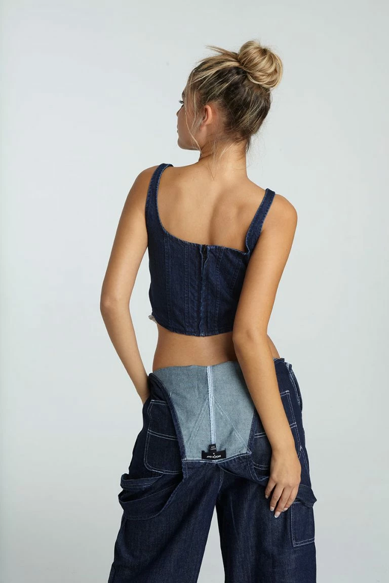New Girl Order New Girl Order NEW IN DENIM DUNGAREES