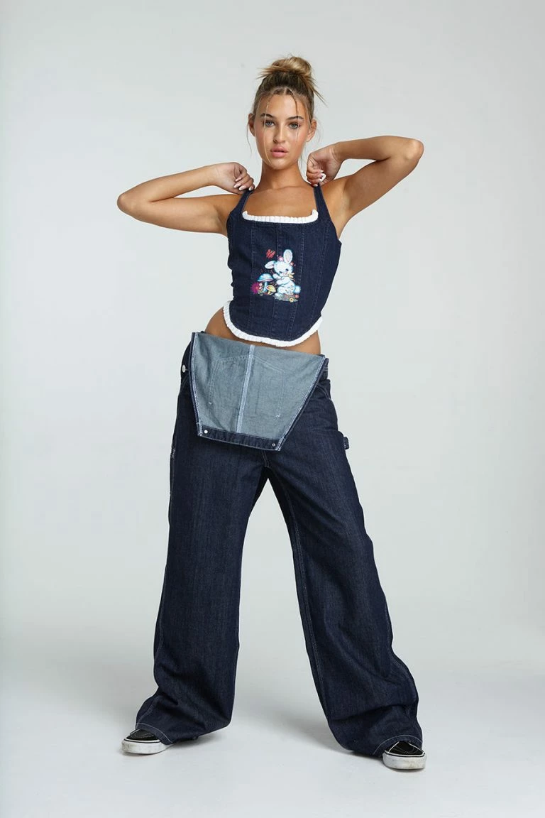 new girl order New Girl Order NEW IN DENIM DUNGAREES