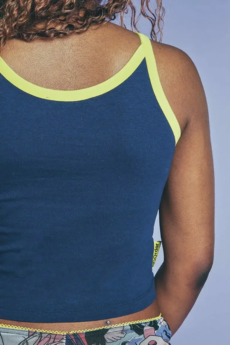 New Girl Order New Girl Order NEW IN J’ADORE CONTRAST BINDING VEST