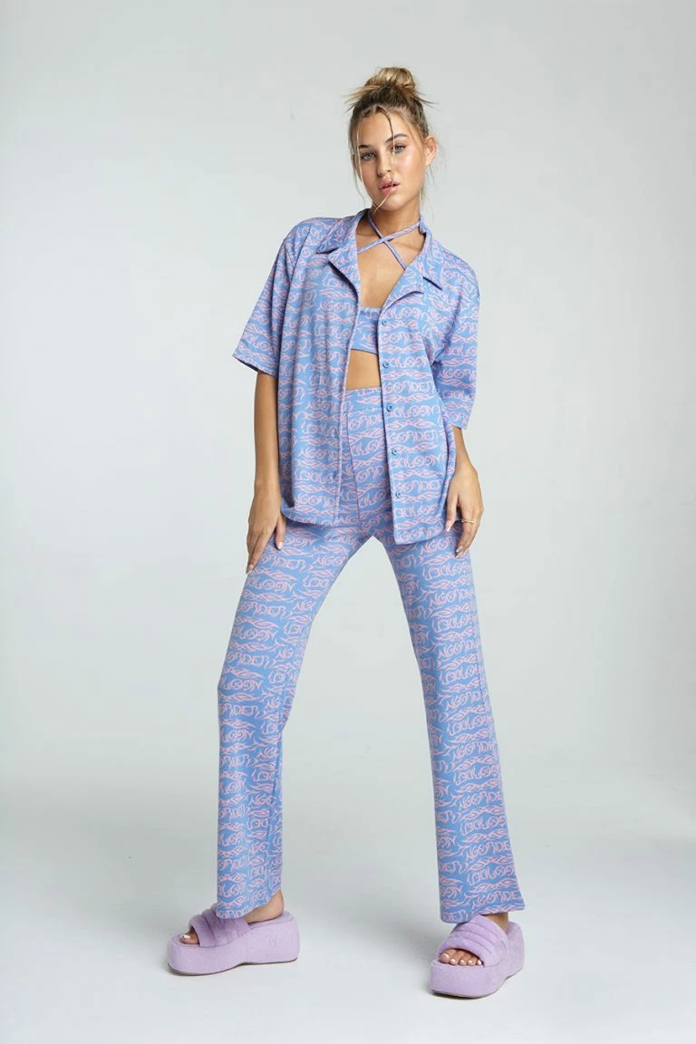 New Girl Order New Girl Order NEW IN TATTOO JACQUARD SHIRT