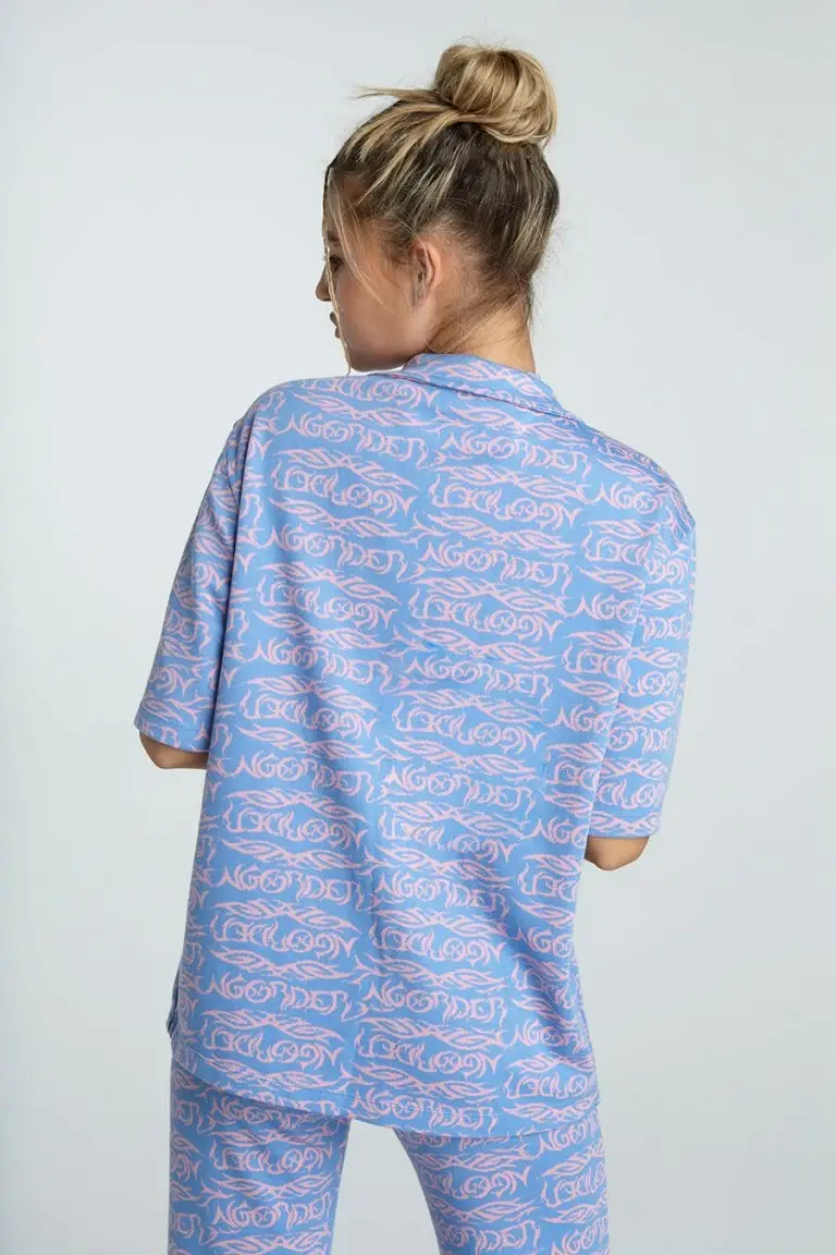 New Girl Order New Girl Order NEW IN TATTOO JACQUARD SHIRT