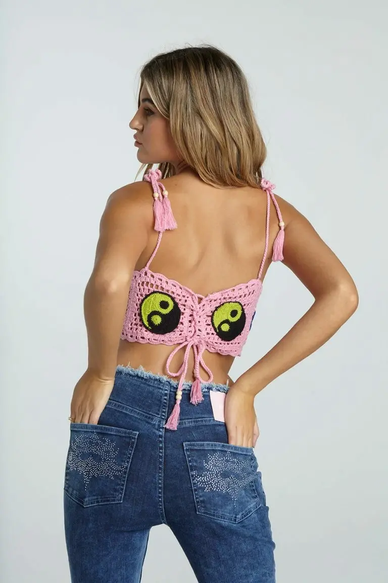 New Girl Order New Girl Order NEW IN TATTOO RHINESTONE LOW RISE JEAN