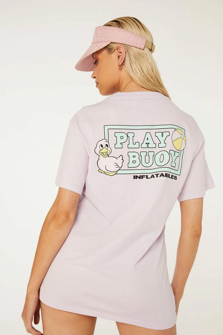 new girl order New Girl Order PLAY BUOY BACK PRINT TEE Tops