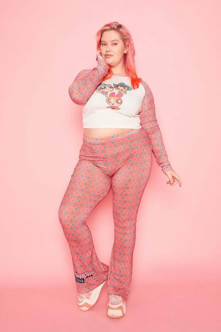 New Girl Order New Girl Order POWERPUFF GIRLS AOP FLARES CURVE – RED