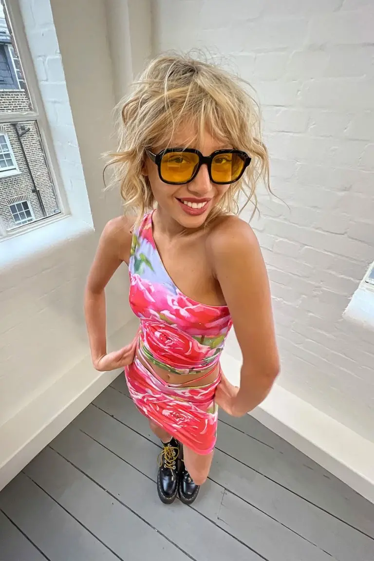 New Girl Order New Girl Order ROSE TIE WAIST SKIRT NEW IN