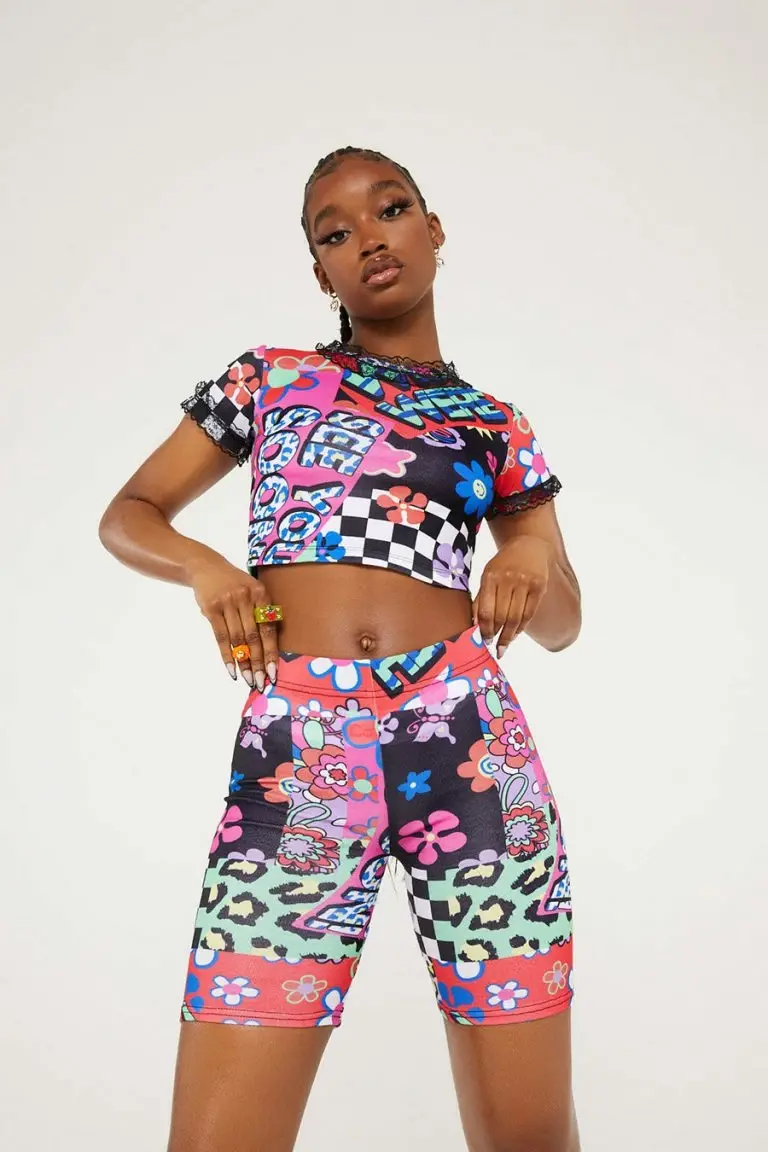 new girl order New Girl Order SEE YOU SOON LEGGING SHORT Tops