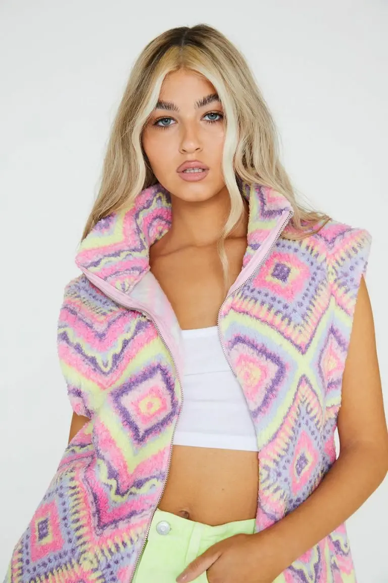 New Girl Order New Girl Order Sleeveless Aztec Borg