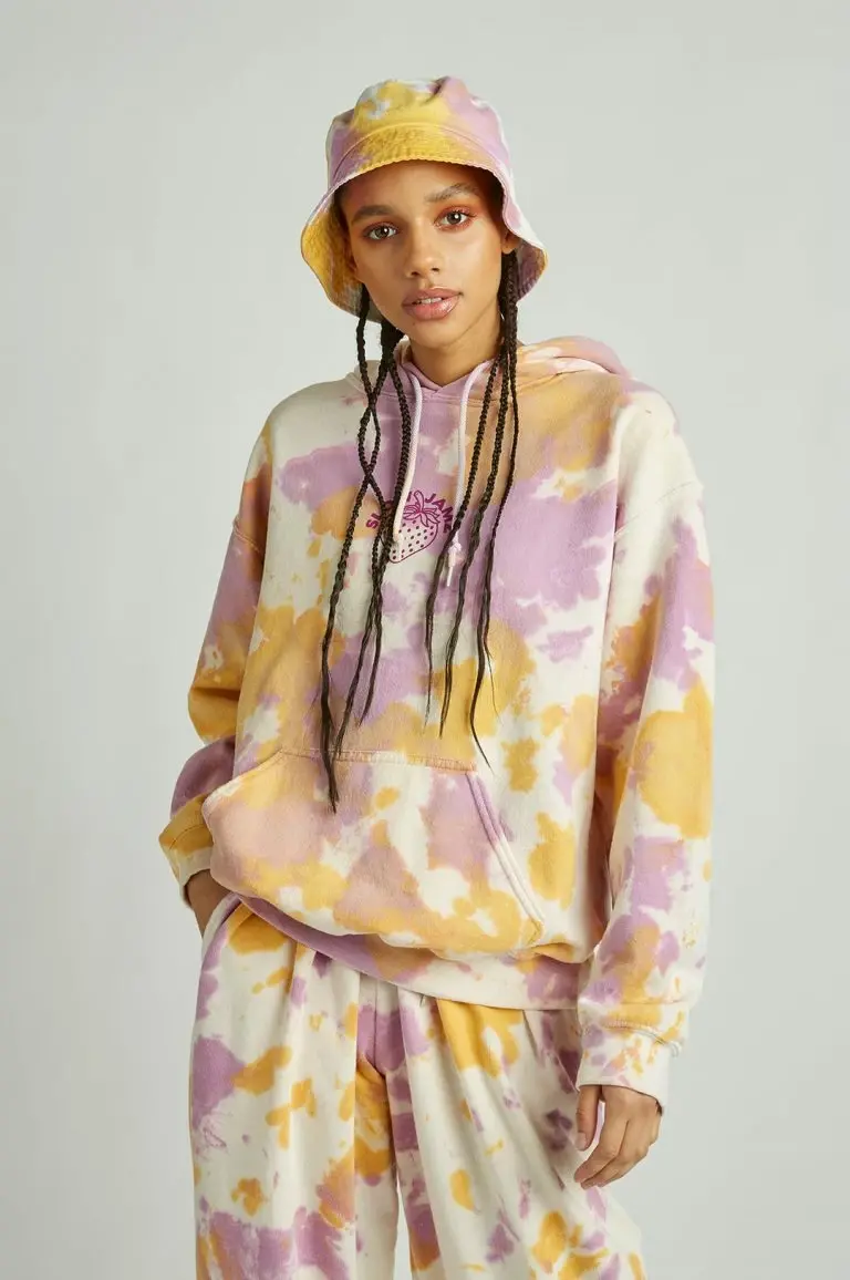 new girl order New Girl Order Strawberry Tie Dye Hoodie