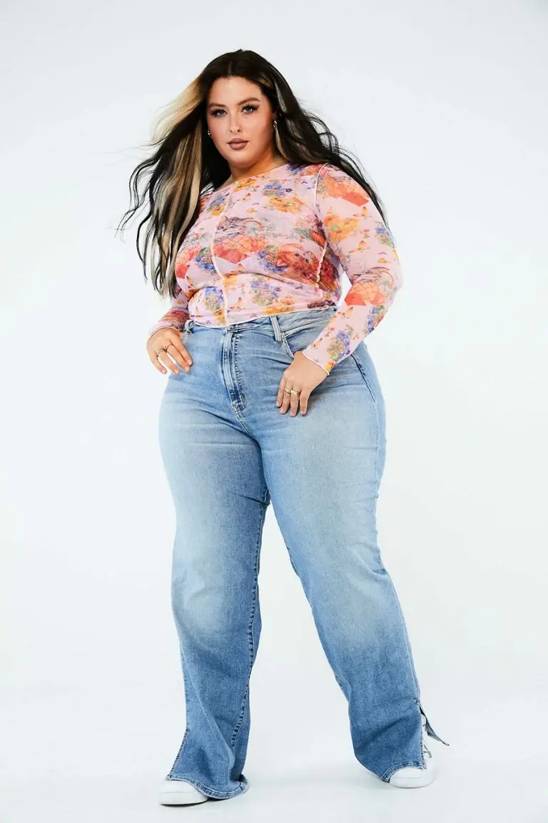 New Girl Order New Girl Order SWEET KITTY MESH TOP CURVE Tops