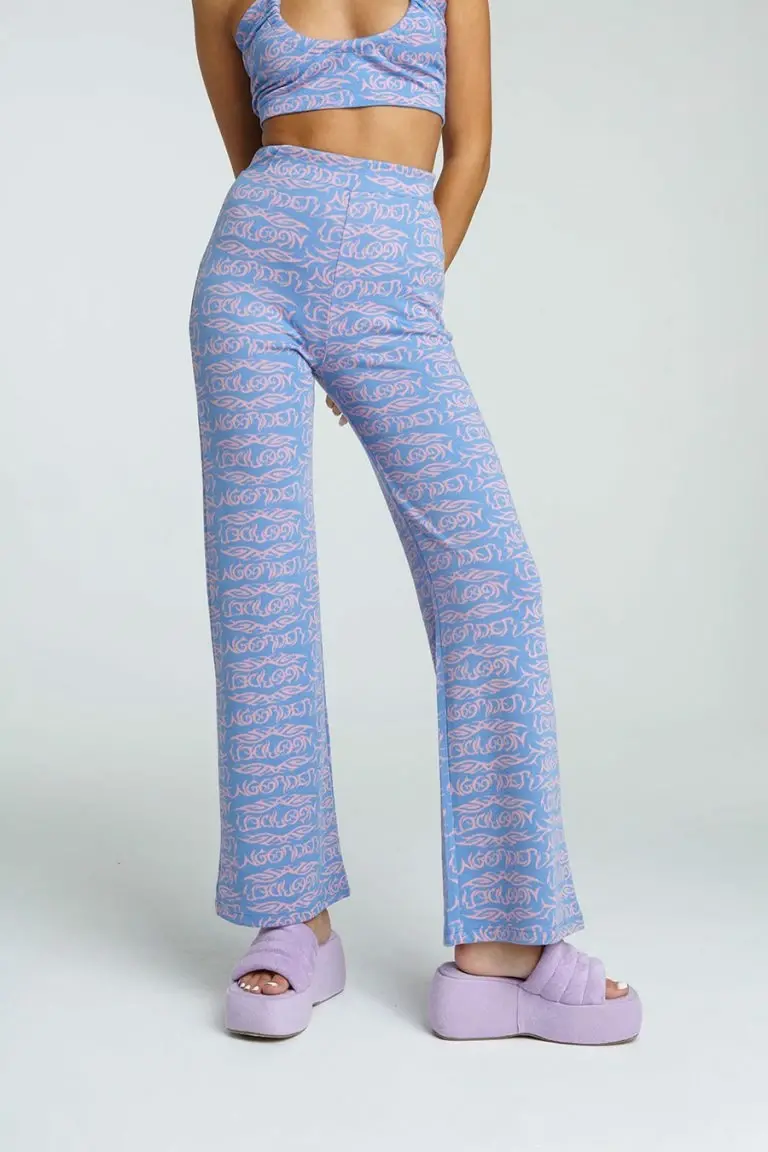 New Girl Order New Girl Order TATTOO JACQUARD TROUSER NEW IN
