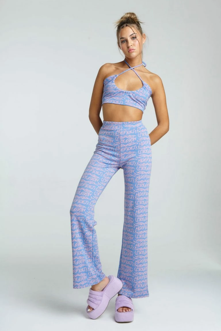 new girl order New Girl Order TATTOO JACQUARD TROUSER NEW IN