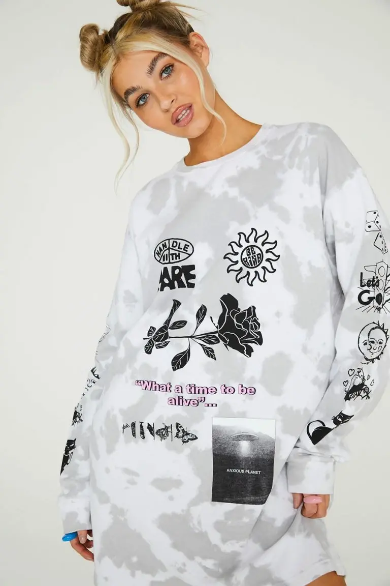 New Girl Order New Girl Order TIME TO BE ALIVE SWEAT DRESS