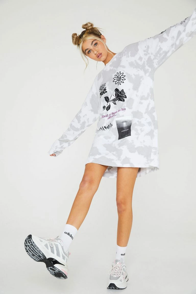 new girl order New Girl Order TIME TO BE ALIVE SWEAT DRESS