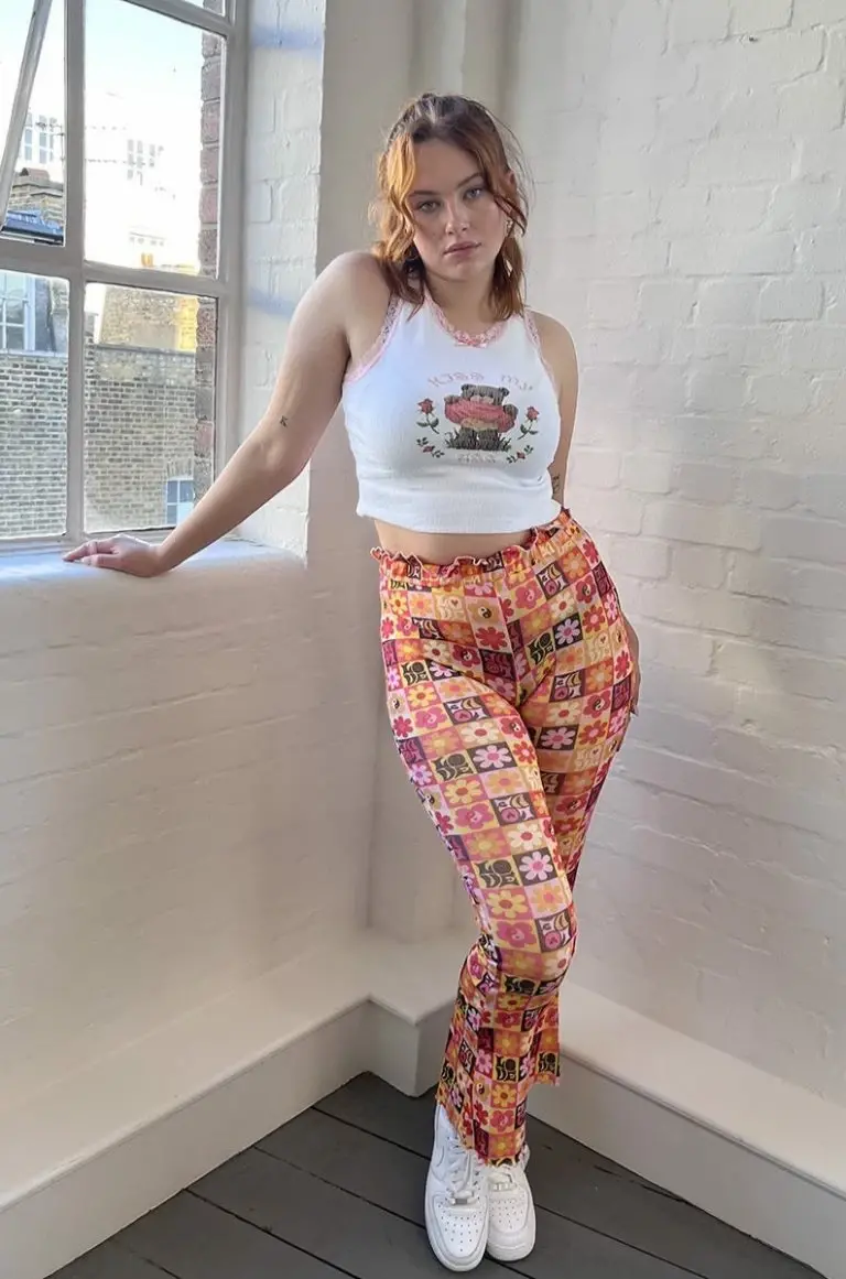 new girl order New Girl Order Tops FLOWER PRINT TROUSER