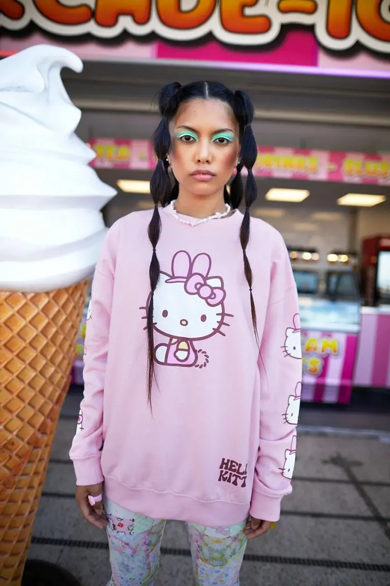 New Girl Order New Girl Order Tops HELLO KITTY BUNNY SWEAT